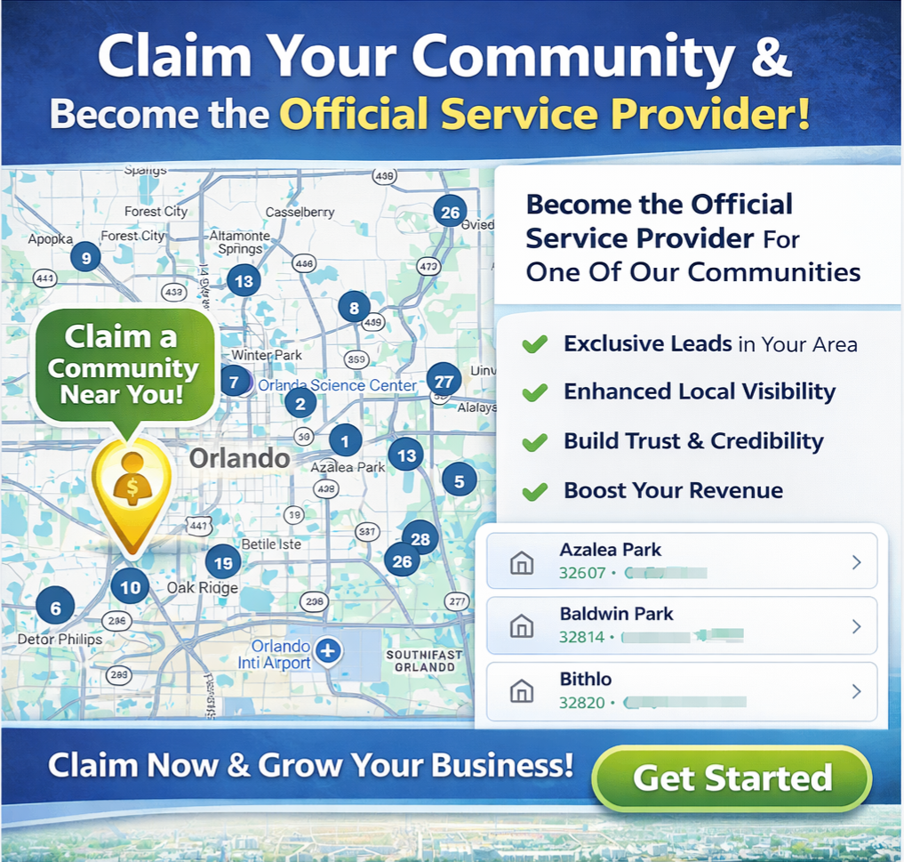 Claim Your Community and Become the Official Service Provider